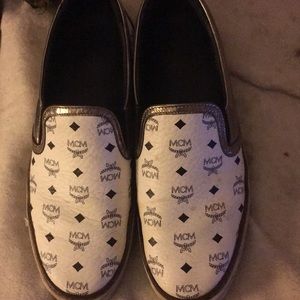 White MCM shoes